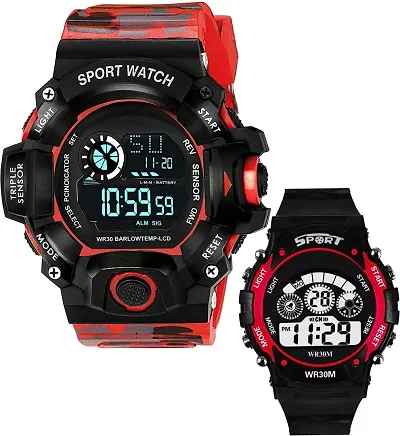 Classy Digital Watches Combo of 2