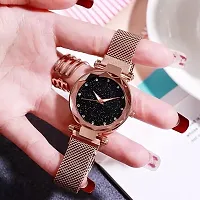 DKEROAD Analog Metal Gold Strap Watch for Women | Casual-Party-Wedding-Formal | - Model820-thumb2