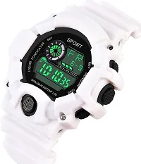 DKEROAD Analog-Digital Silicone White-Black Strap Watch for Boys | Sports-Casual-Formal-Party-Wedding | - Model69-thumb3