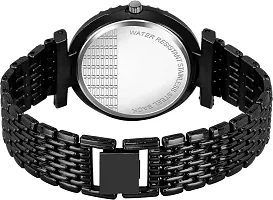 DKEROAD Analog Metal Black Strap Watch for Girls | Casual-Formal-Party-Wedding | - Model418-thumb1