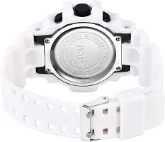 DKEROAD Analog-Digital Silicone White-Black Strap Watch for Boys | Sports-Casual-Formal-Party-Wedding | - Model69-thumb1