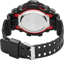 DKEROAD Digital Silicone Black Strap Watch for Boys | Casual-Party-Wedding-Formal-Sports | - Model89-thumb1