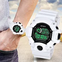 DKEROAD Analog-Digital Silicone White-Black Strap Watch for Boys | Sports-Casual-Formal-Party-Wedding | - Model69-thumb4