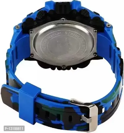 DKEROAD Digital Silicone Blue Strap Watch for Boys & Girls | Sports | - Model749-thumb4