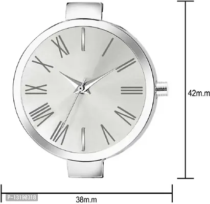 DKEROAD Analog Metal Silver Strap Watch for Women | Sports-Casual-Party-Wedding-Formal | - Model874-thumb4