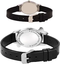 DKEROAD Analog Silicone Black Strap Watch for Girls | Casual-Formal-Party-Wedding | - Model396-thumb1