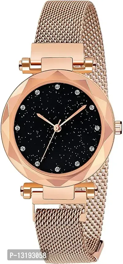 DKEROAD Analog Metal Gold Strap Watch for Women | Casual-Party-Wedding-Formal | - Model820