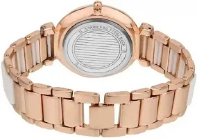 DKEROAD Analog Stainless Steel Rose Gold Strap Watch for Girls | Party-Wedding | - Model449-thumb1