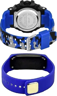 DKEROAD Digital Silicone Blue Strap Watch for Boys | Sports | - Model110-thumb2