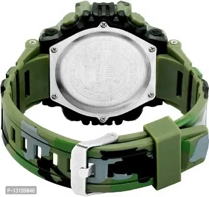 DKEROAD Digital Silicone Green Strap Watch for Girls | Casual-Party-Wedding-Formal-Sports | - Model647-thumb3