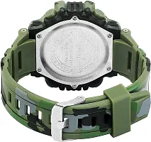 DKEROAD Digital Silicone Green-Black Strap Watch for Boys | Formal-Casual-Party-Wedding | - Model19-thumb1