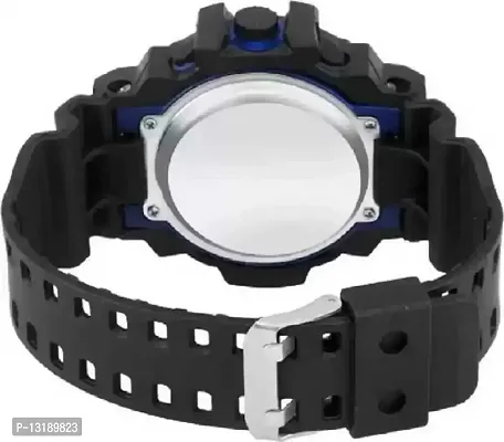 DKEROAD Digital Silicone Black Strap Watch for Men & Women | Casual-Party-Wedding-Formal-Sports | - Model933-thumb2