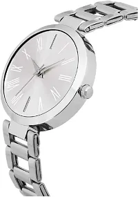 DKEROAD Analog Metal Silver Strap Watch for Women | Sports-Casual-Party-Wedding-Formal | - Model874-thumb2