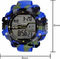 DKEROAD Digital Silicone Blue Strap Watch for Boys & Girls | Casual-Party-Wedding-Formal-Sports | - Model676-thumb2