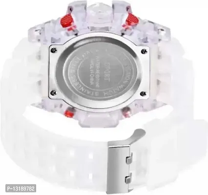 DKEROAD Digital Silicone Red Strap Watch for Boys | Casual-Party-Wedding-Formal-Sports | - Model205-thumb3