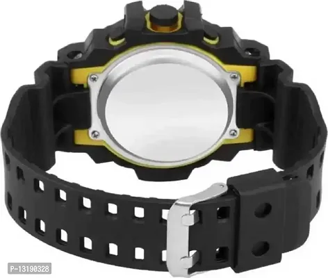 DKEROAD Digital Silicone Black Strap Watch for Men | Sports-Casual-Party-Wedding-Formal | - Model761-thumb2