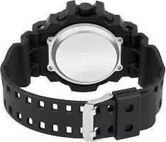 DKEROAD Digital Silicone Black Strap Watch for Boys & Girls | Casual-Party-Wedding-Formal-Sports | - Model669-thumb1