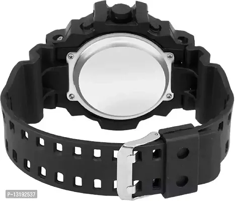 DKEROAD Digital Silicone Black Strap Watch for Boys & Girls | Casual-Party-Wedding-Formal-Sports | - Model669-thumb2