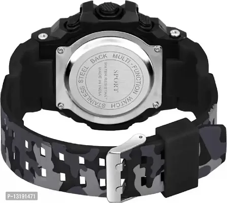 DKEROAD Digital Silicone Black Strap Watch for Boys & Girls | Casual-Party-Wedding-Formal-Sports | - Model714-thumb4