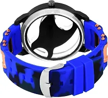 DKEROAD Analog Silicone Blue Strap Watch for Men | Casual-Party-Wedding-Formal-Sports | - Model762-thumb1