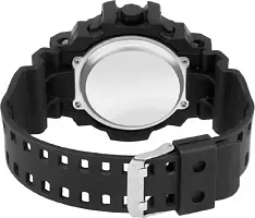 DKEROAD Digital Silicone Black Strap Watch for Men | Sports-Casual-Party-Wedding-Formal | - Model757-thumb1