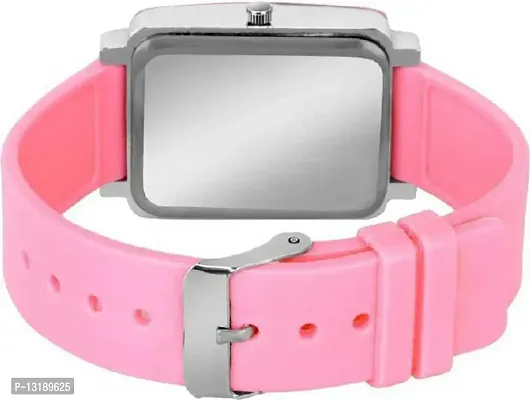 DKEROAD Analog Silicone Pink Strap Watch for Girls | Casual-Formal-Party-Wedding | - Model294-thumb2