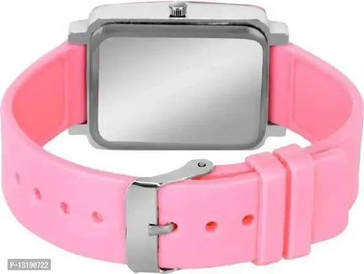 DKEROAD Analog Silicone Pink Strap Watch for Girls | Casual-Formal-Party-Wedding | - Model633-thumb2