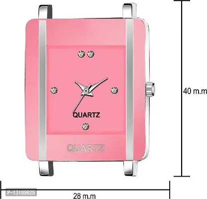 DKEROAD Analog Silicone Pink Strap Watch for Girls | Casual-Formal-Party-Wedding | - Model294-thumb3