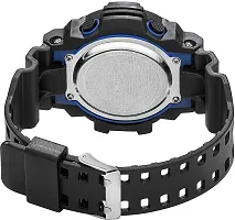 DKEROAD Digital Silicone Black Strap Watch for Boys | Sports-Formal-Casual-Party-Wedding | - Model68-thumb1