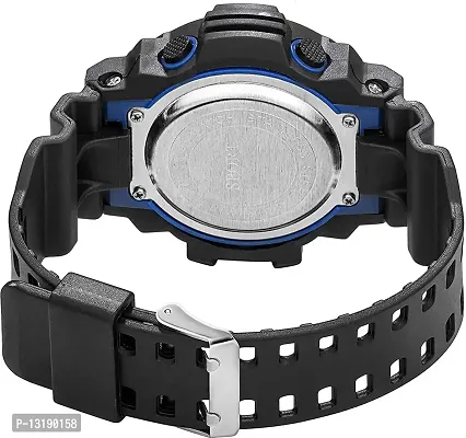 DKEROAD Digital Silicone Black Strap Watch for Boys | Sports-Formal-Casual-Party-Wedding | - Model68-thumb2