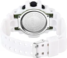 DKEROAD Digital Silicone White Strap Watch for Boys | Sports-Casual-Formal | - Model56-thumb1