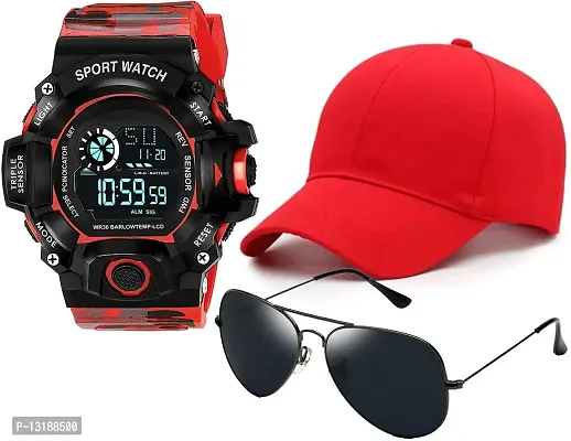 DKEROAD Digital Silicone Multicolor Strap Watch for Boys | Casual-Sports | - Model92