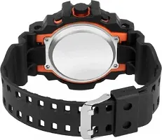 DKEROAD Digital Silicone Black Strap Watch for Men | Sports-Casual-Party-Wedding-Formal | - Model760-thumb2