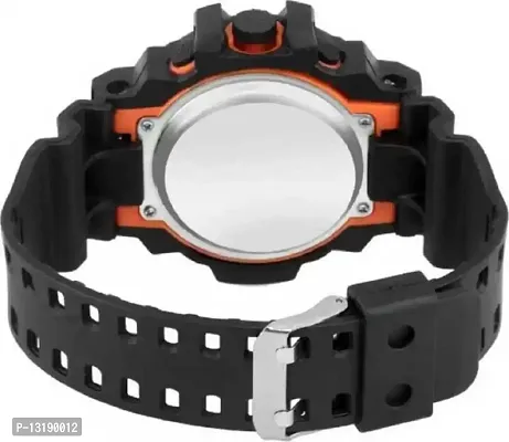 DKEROAD Digital Silicone Black Strap Watch for Men | Sports-Casual-Party-Wedding-Formal | - Model760-thumb3