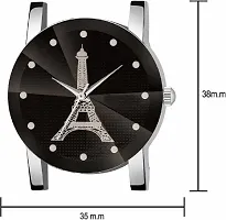 DKEROAD Analog Metal Silver Strap Watch for Girls | Party-Wedding | - Model635-thumb2