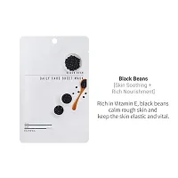 [Pack of 10] EUNYUL Daily Care Facial Sheet Mask Pack Black Bean x 10ea Korean Skincare Hydrating  Nourishing  Natural Ingredients for All Skin Types-thumb4