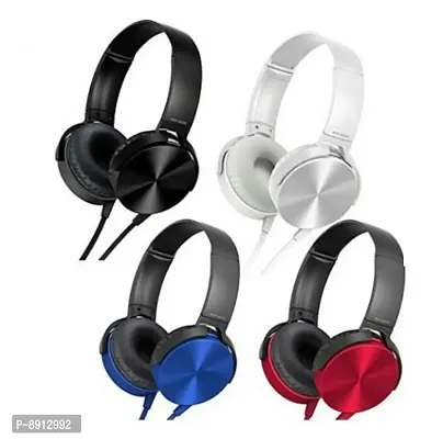 Extra Bass Wired Headphones For Smartphones With Mic