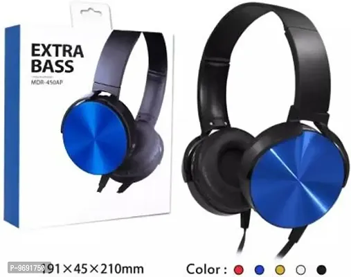 Extra Bass Over the Ear MDR-XB450 Wired Headphones with Mic - Assorted Colors