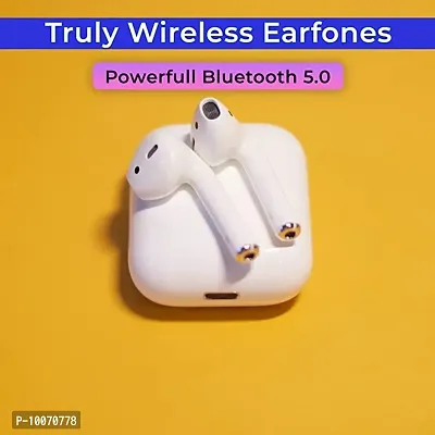 Tws I12 5 O Red Box Bluetooth Headset White True Wireless Compatible With Xiaomi Lenovo Apple Oneplus Redmi Mi Mivi Dizo Samsung Sony Gionee Oppo Boult Vivo Boat Realme Jbl Noise-thumb0