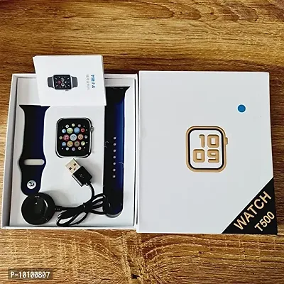 T500 Plus Smart Watch Compatible With Xiaomi Lenovo Apple Oneplus Redmi Mi Mivi Dizo Samsung Sony Gionee Oppo Boult Vivo Boat Realme Jbl Noise Ubon Aroma Airdopes Ptron-thumb0