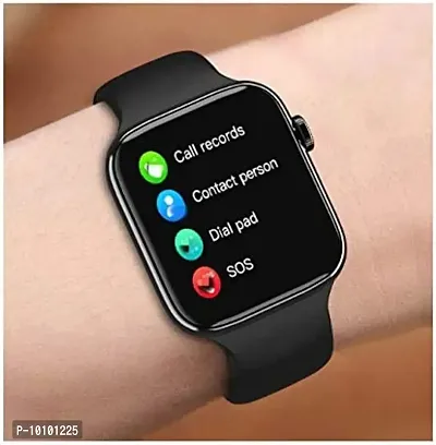 Smart-Watch with Bluetooth Calling, with Extra Strap, Heart Rate Monitor, Fitness Tracker, Step Count, 50+ Wallpapers and More-thumb0