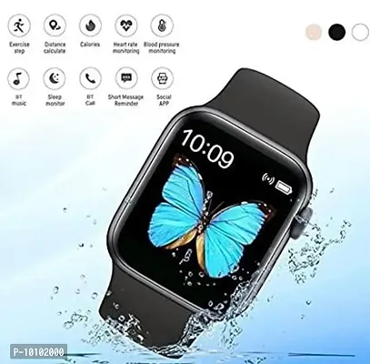 T500 Smart Watch Bluetooth Phone Watch T500 Bluetooth Call Smart Watch ECG Heart Rate Monitor Smartwatch for Android iOS (Black)-thumb0