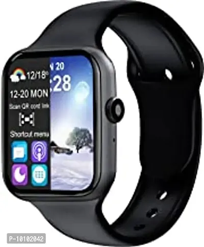 T-55 Smartwatch Series7 Advanced Bluetooth Colling Smart Watch with 1.65 LCD and 550 Nits Brightness, Smart DND, 10 Days Battery, 100 Sports Mode, Productivity Suite  Noise Health Suite Black-thumb0
