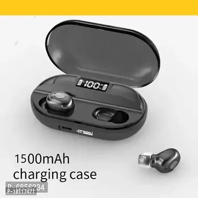 T2 TWS In Ear Wireless 5.0 Wireless Bluetooth Earbuds With 1500mah Power Bank And Led Display Super Sound Bass Headphone-thumb0