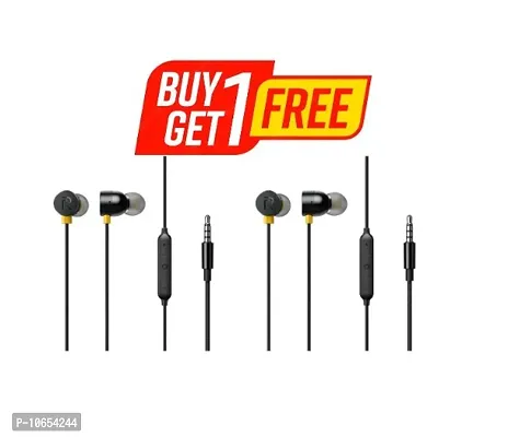 Realme Wired Earphones Pack Of 2 Bogo-thumb0