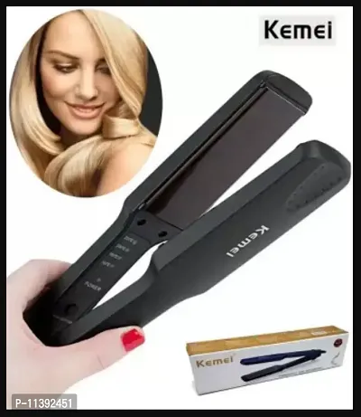 KM-329 Hair Straightener Professional KM329 Ceramic Electric Hair Straightener Temperature Control T7 Hair Straightener