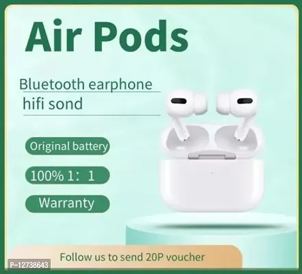 Airpods Pro With Magsafe Charging Case Bluetooth Headset White True Wireless Compatible With Xiaomi Lenovo Apple Oneplus Redmi Mi Mivi Dizo Samsung Sony Gionee Oppo Boult Vivo Boat R