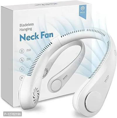 Neck Fan - 2000mAh Battery Operated Fan Rechargeable - Personal Portable Fan - 360deg; Cooling USB Wearable Fan - Low Noise, Up to 8Hrs Use Time Hanging Around Neck Fans