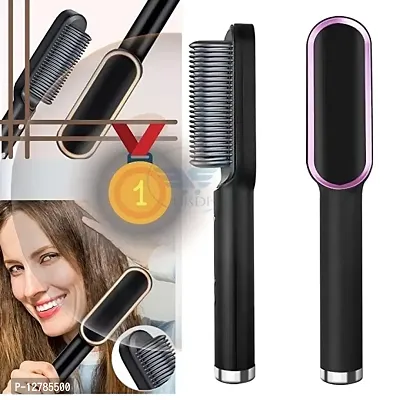 Electric Hair Comb Hair Straightener/Hair Styler Brush-FH-909 (Color May Vary as per Availability)-thumb0