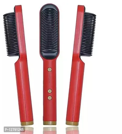 Hair Straightener Comb for Women  Men Hair Styler multicolor FH909 Hair Straightener Brush  (Green)